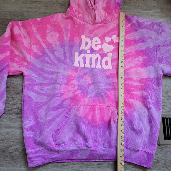SUNSHINE SISTERS Be Kind Heart Hoodie Pullover Sweatshirt Women's XL - Picture 8 of 10